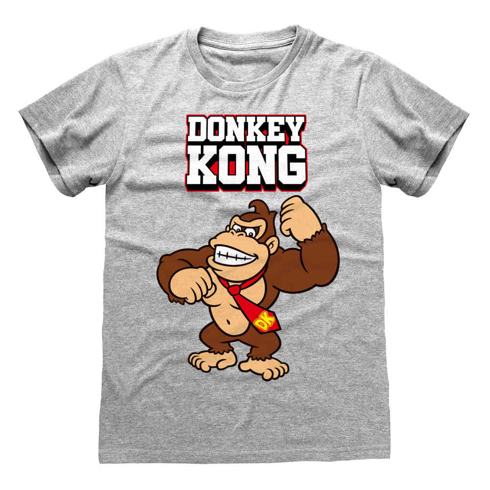 Nintendo Donkey Kong - Bricks Herren T-Shirt - Grau